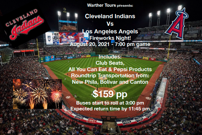 Cleveland Indians vs Los Angeles Angels