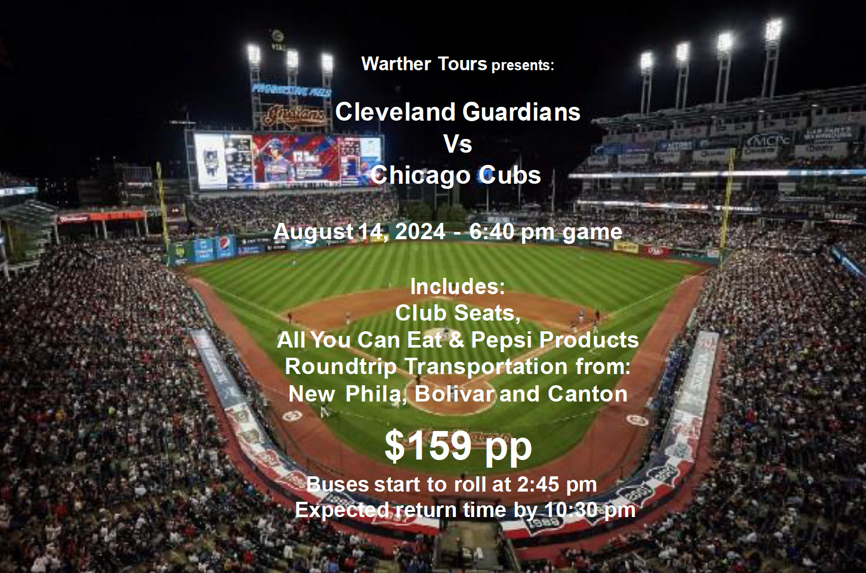 Cleveland Guardians vs Chicago Cubs