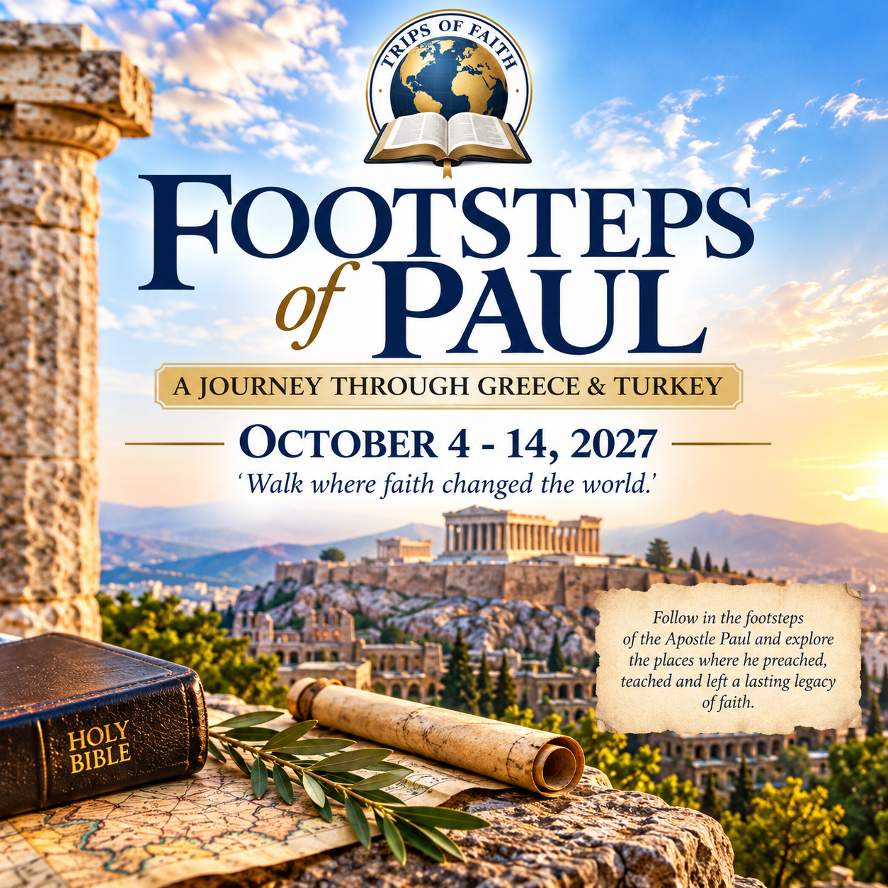 Footsteps of Paul: A Spiritual Journey through Greece & Turkey